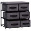 Camyah Steel 28 cm W Chest of 6 Drawers-172379942