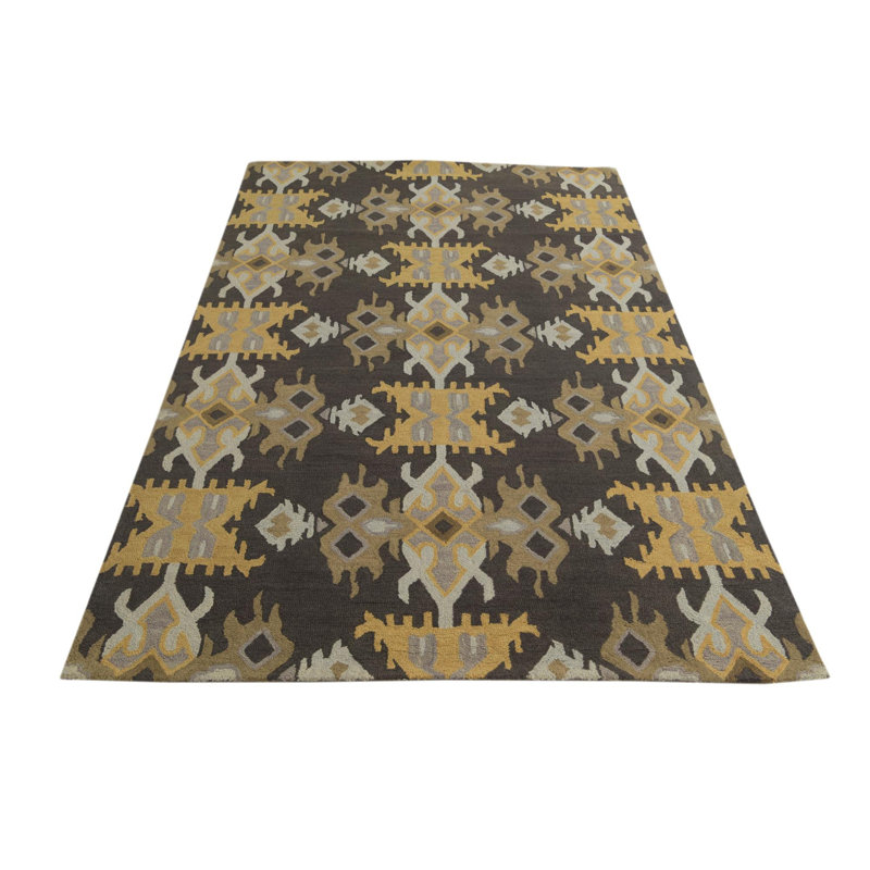 Tapis noir Otto
