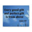 Perfect Gift James 1:17 - Wrapped Canvas Print-33160251