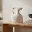 Vila 13In Sculptural Vessel Cream White-1418003568