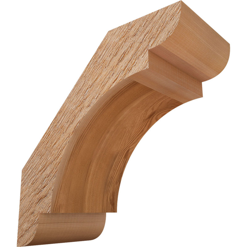 Olympic Knee Brace, Western Red Cedar, 12" H x 6" W x 12" D, Rough Sawn