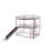 Metal Full Size Loft Bed With Slide And Ladder,  Black