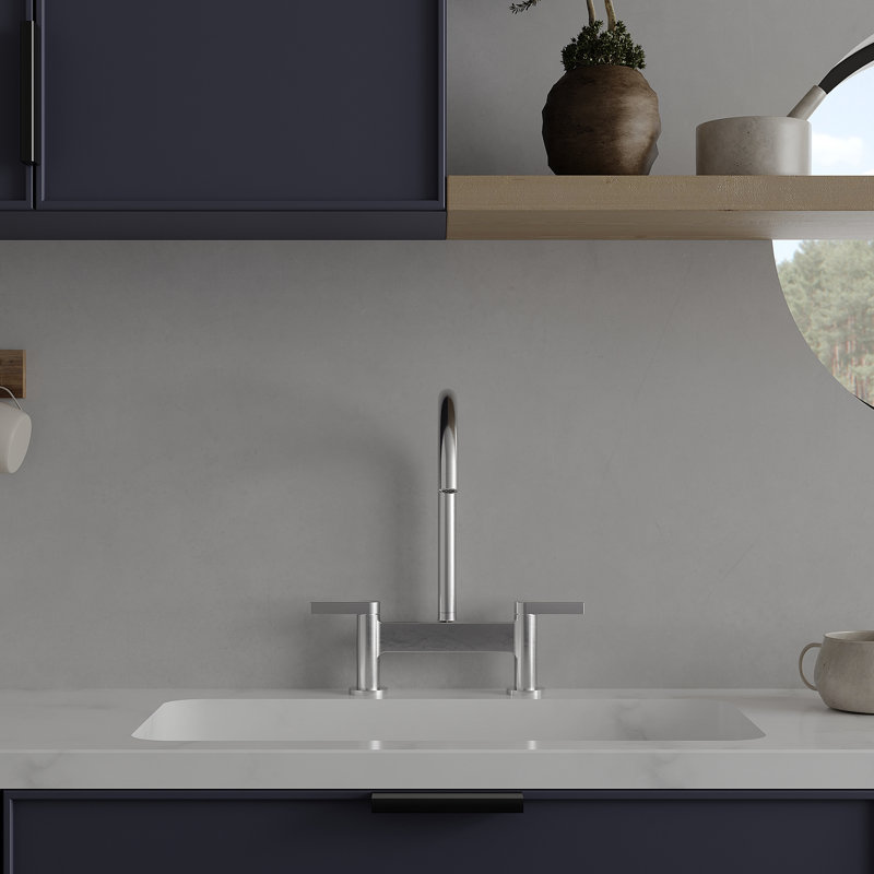 VIBRANTBATH Kitchen Faucet, Polished Chrome