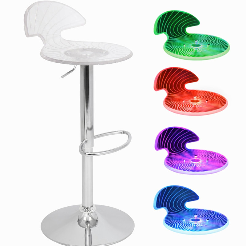 Karena Swivel Adjustable Height Counter Stool