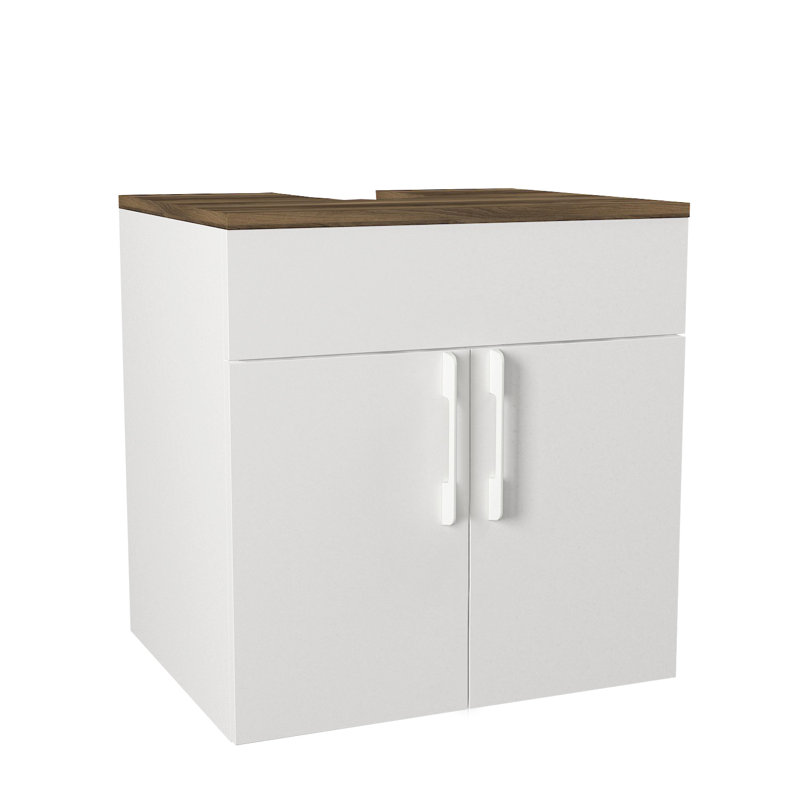 Inasia 60cm Single Bathroom Vanity Base Only in Weiß
