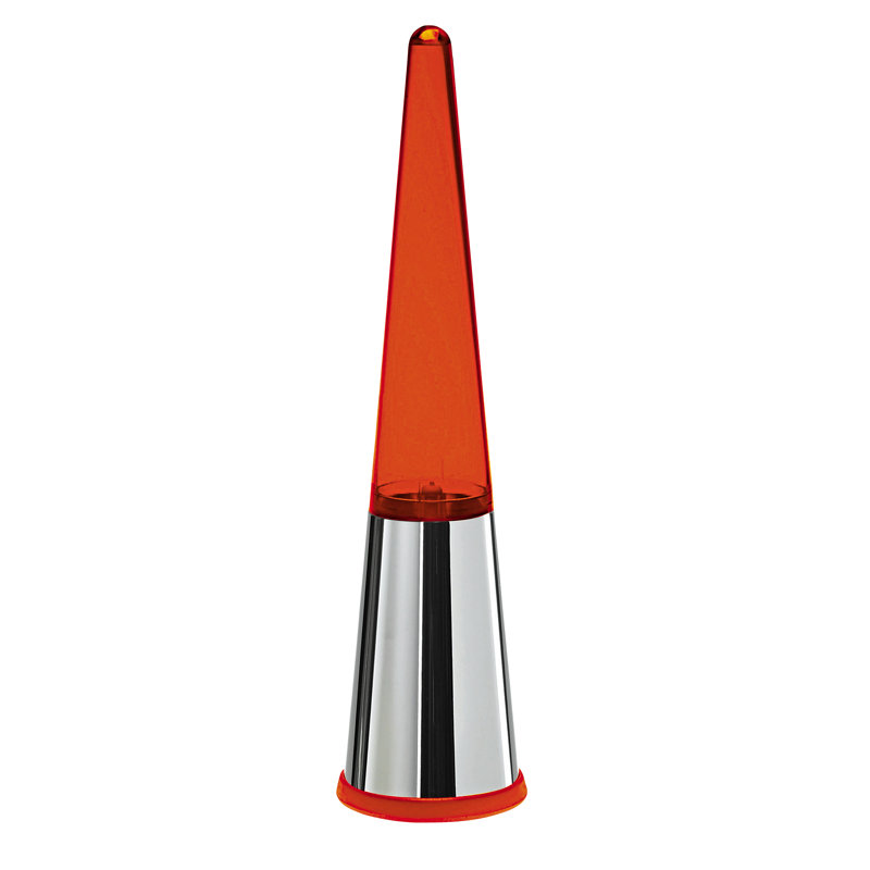 Kono Complements 14.6" Toilet Brush and Holder, Red