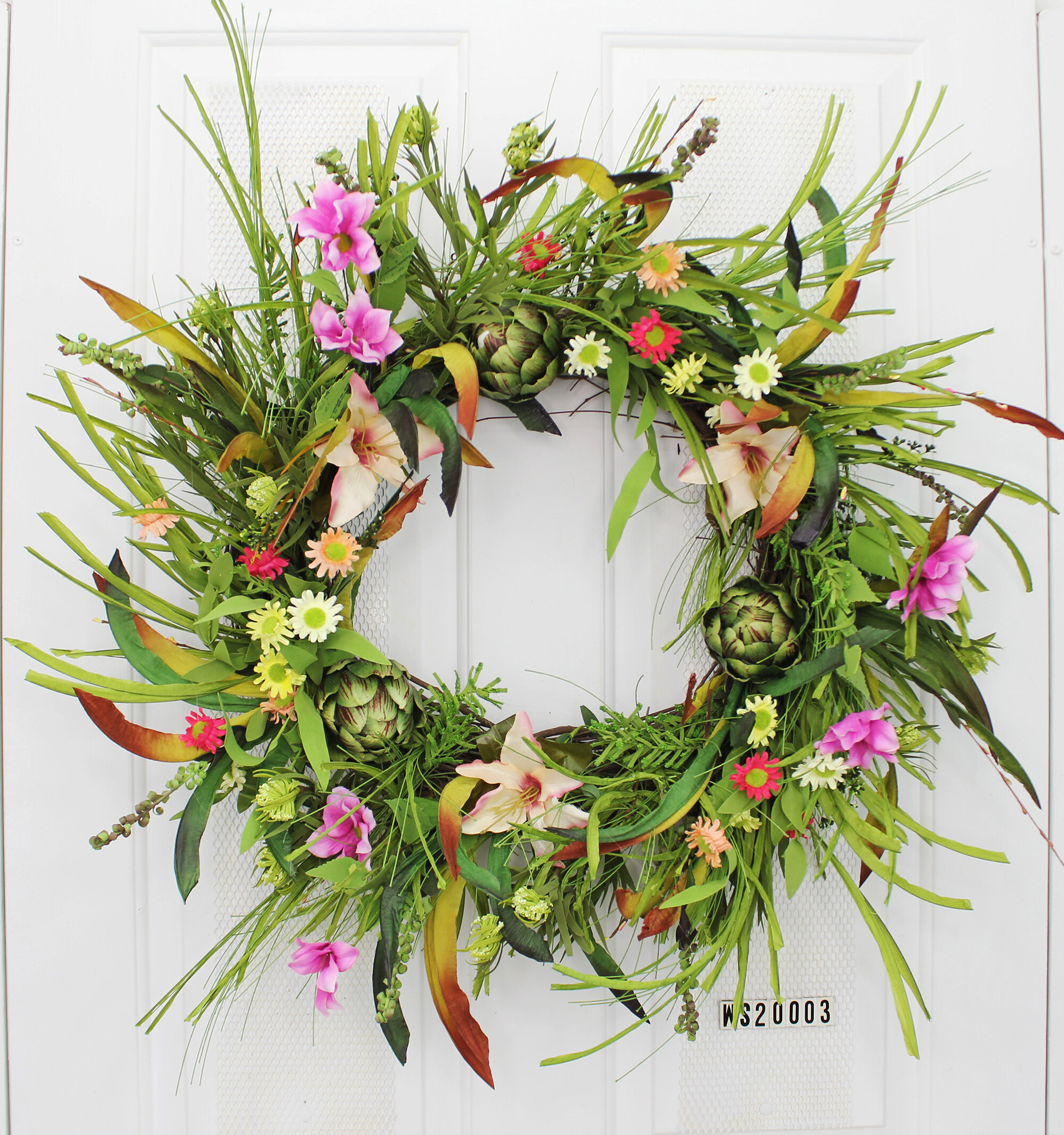 Rosalind Wheeler 24 Foam Wreath & Reviews