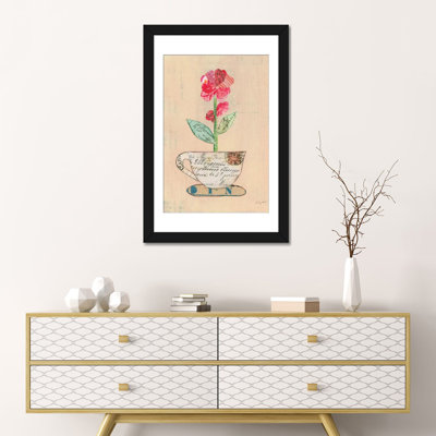 «Teacup Floral IV», impression sur toile