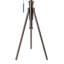 Lampe sur pied de style rétro 1Pc avec pieds en acier brossé, interrupteur à tirette unique et hauteur extensible pour un éclairage élégant-1715996407