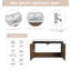 Meuble-lavabo simple avec plateau en résine 35,45 po Kemone