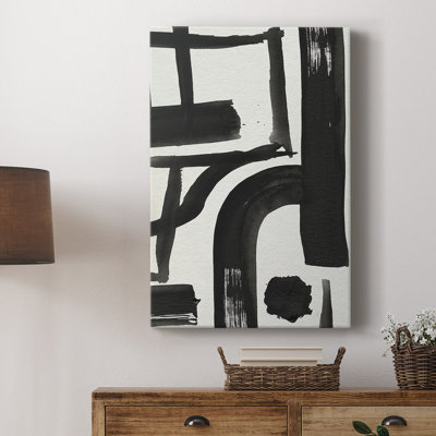 Inkwell Intersect I -Custom Wrapped Gallery Cavas