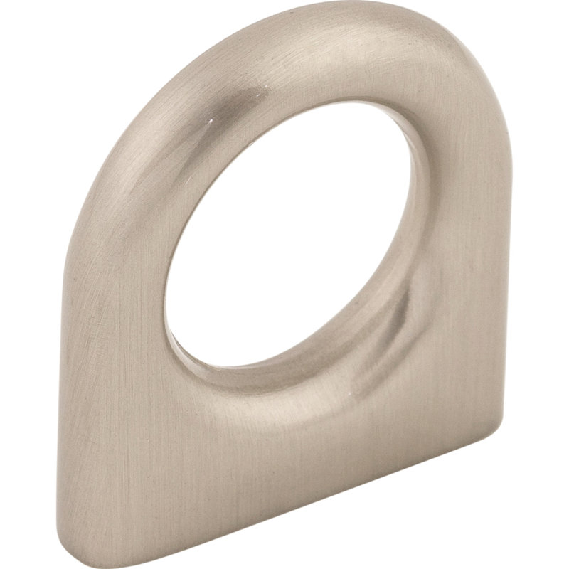 Ring 5/8" Center to Center Round Knob, Brushed Satin Nickel