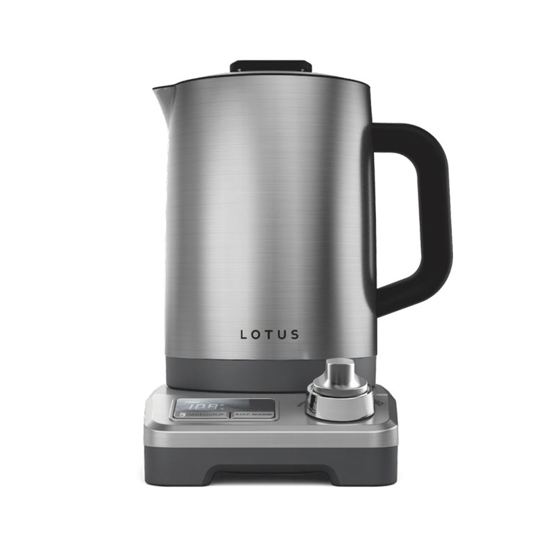 Bouilloire à température de précision Lotus Professional Series The Purist, bouilloire électrique 1,5 L, 1500 watts, acier inoxydable, LTSKT500