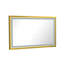 Miroir de salle de bain rectangulaire surdimensionné avec brouillard et intensité variable 42 po X 24 po à DEL pour la fonction beauté