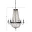 Lustre en métal et bois perlé-1653228740