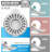 Pet Life 'Auto-Myst' 2-in-1 Filtered Water Dispenser and Food Bowl - Replacement Filters - 6 Pack