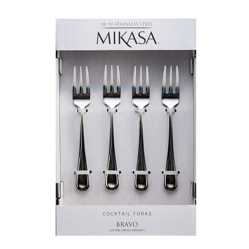 Fourchettes à apéritif Mikasa Bravo en acier inoxydable 18/10