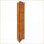 Armoire de rangement d'angle de 72 po avec 8 portes Cabinets 4 niveaux | Ferme | Noyer brun-343535630
