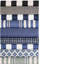 Rugby Stripe Light Blue Handwoven Indoor/Outdoor Rug-49210067