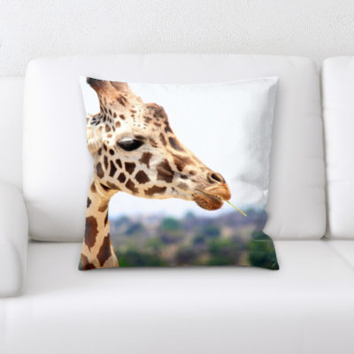 Wooton Giraffe Throw Pillow