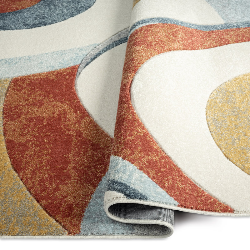 Saidey Abstract Indoor Rug, Rectangle 7'10" x 10'1"