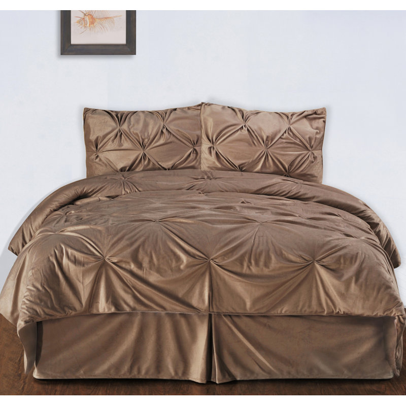 Comforter, Full Comforter + 3 Additional Pieces, Camel