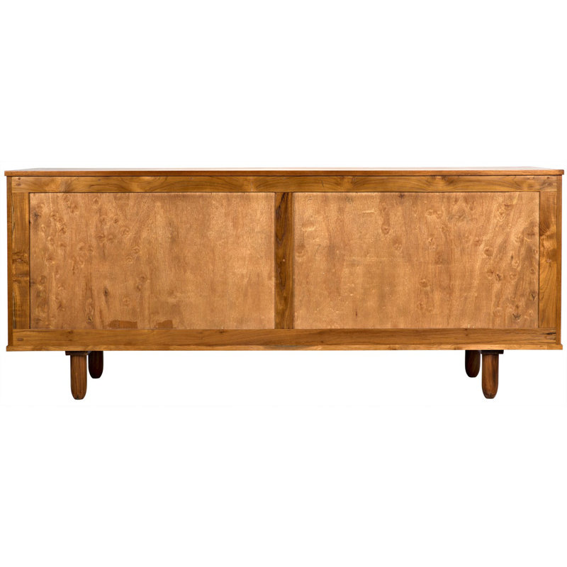 Brook Solid Wood Sideboard, Clear Coat Semi-Gloss Teak