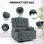 Fauteuil inclinable avec massage et vibration chauffante-1820847652