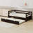 Wood Daybed Frame With Trundle-288601482