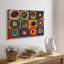 Étude de couleur: carrés avec cercles concentriques - Wassily Kandinsky - Toile tendue avec châssis - 1913-628251379