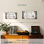 Mesure de la vie, citation de plusieurs impressions sur toile-439528702