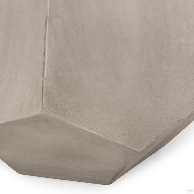 Outdoor Lightweight Concrete Side Table