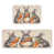 Lapins gris avec carottes