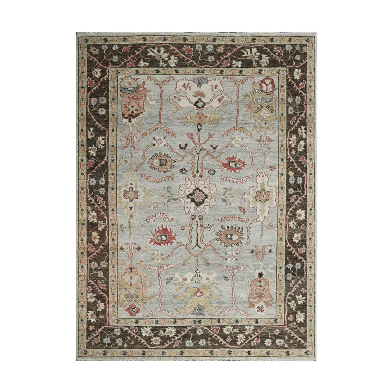 Tapis intérieur / extérieur en laine Stassia, Rectangle 9 pi 7 po x 13 pi 7 po