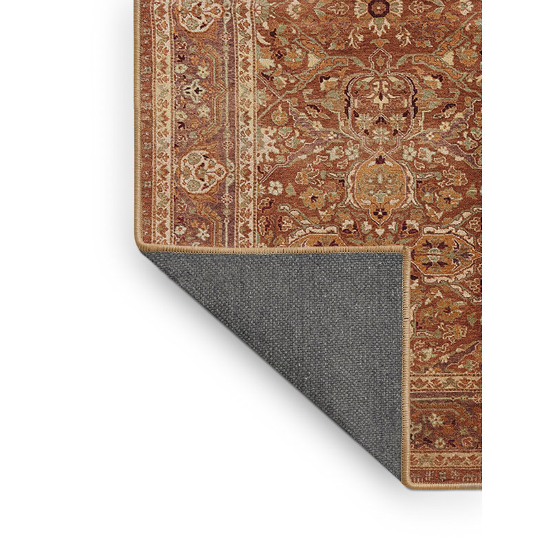 Tapis ivoire / brun clair Roi, Rectangle 7 pi x 9 pi