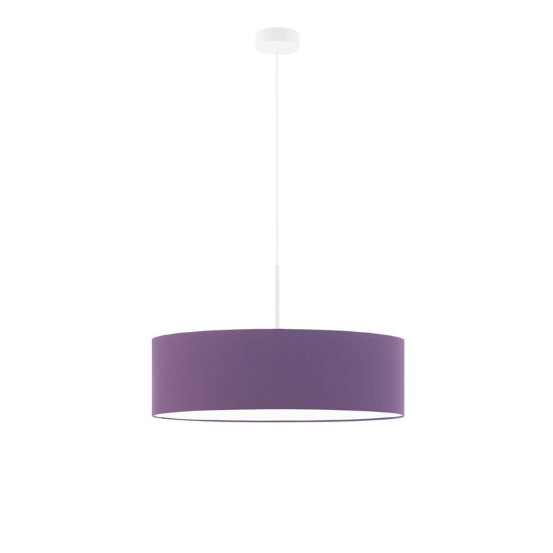 Aubrionna 4 - Light Drum Pendant, Violet, White