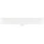 33" Burleson White Porcelain Rectangular Wall Bathroom Sink with Overflow