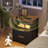 17.7"W 2-Drawer Nightstand With Light-796780065