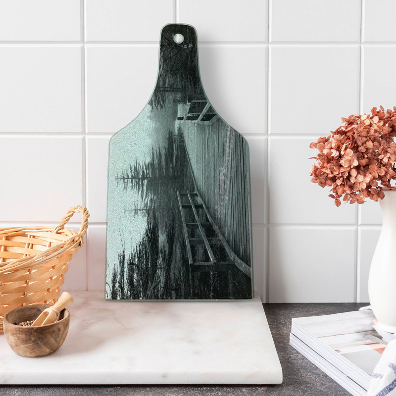 Planche à découper en verre trempé Ambesonne