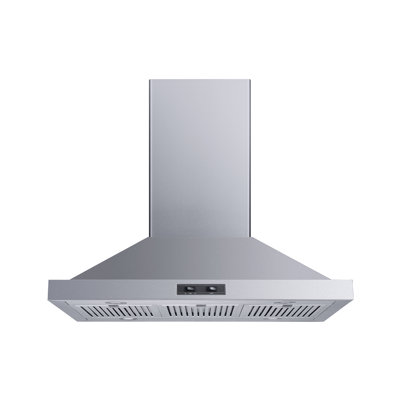 36" 300 CFM Convertible Island Range Hood in Stainless Steel