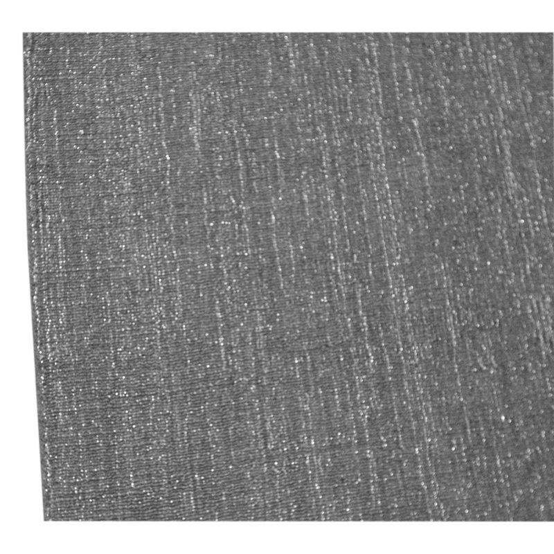 Tapis gris en coton noué à la main