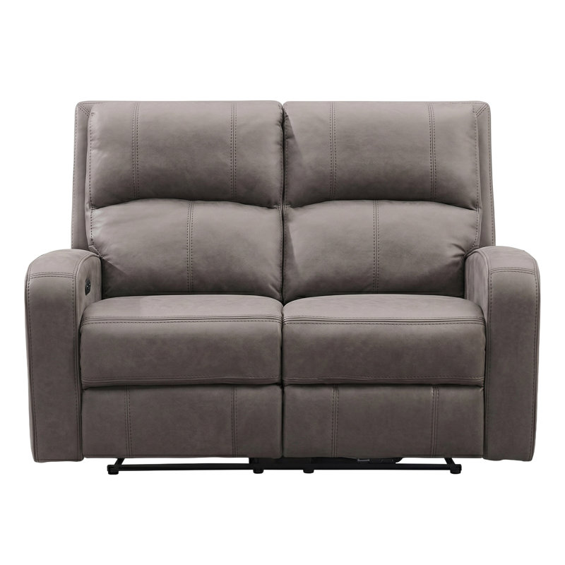 Champlin 2 Seater Reclining Sofa, Taupe