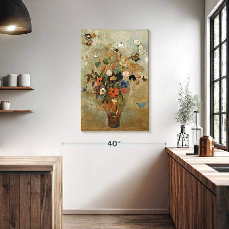 Harnek Nature morte aux fleurs 1905, H 39 po x l 26 po