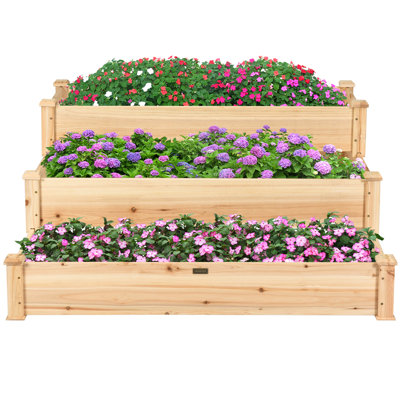 Davin Wood Raised Garden Bed