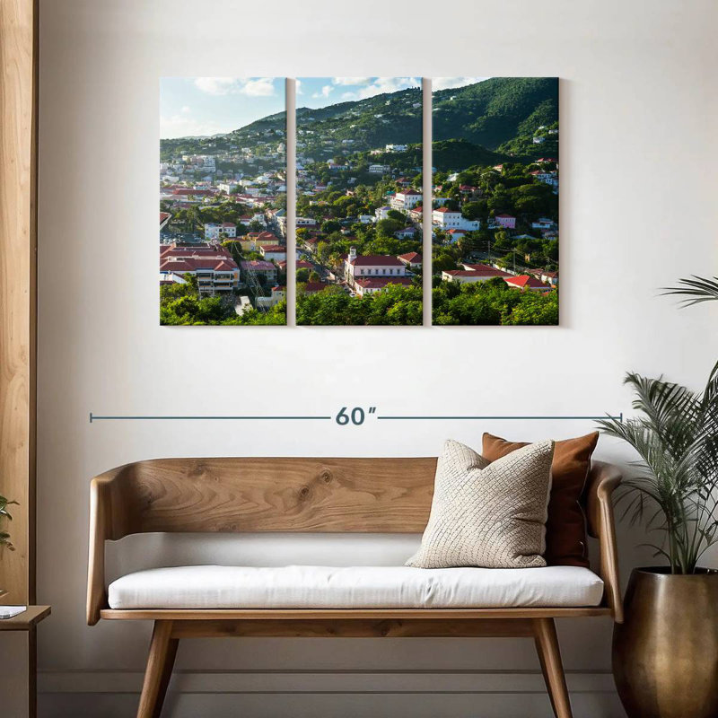 Paysage urbain Charlotte, H 28 po x l 45 po