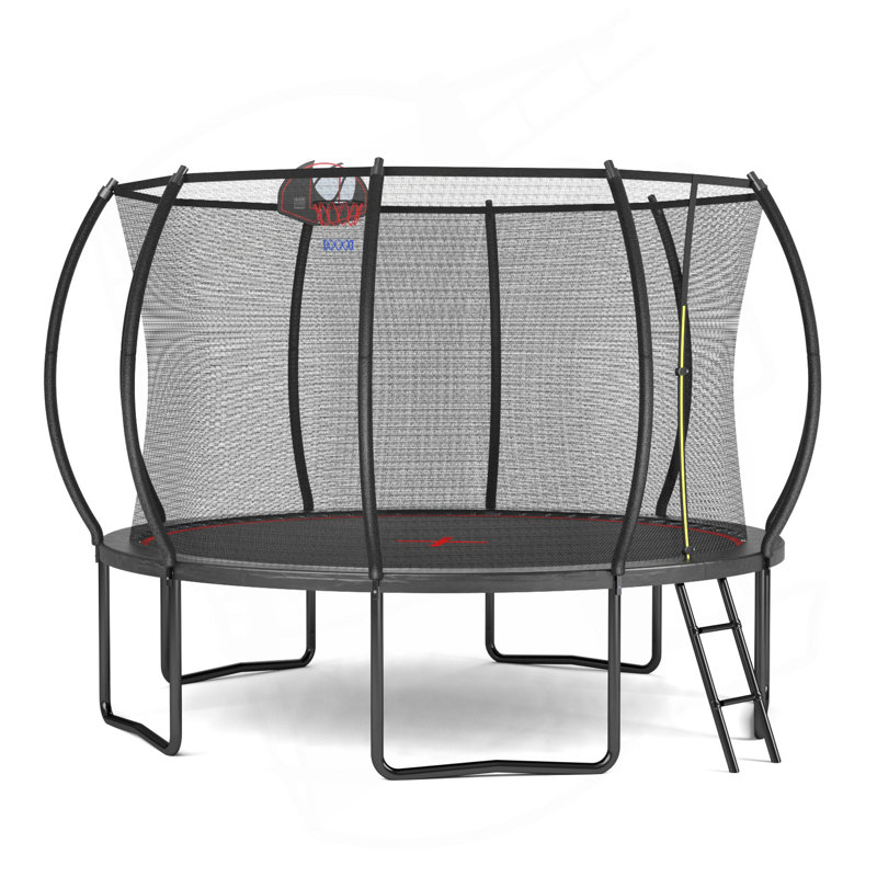 12FT trampoline Pumpkin- ladder