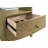 Coudrey 2-drawer Glass Top Nightstand Natural Pine