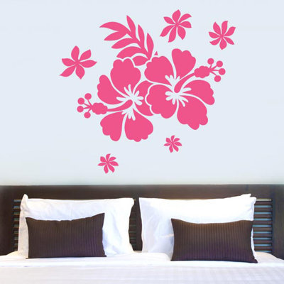 Hibiscus Flower Wall Sticker