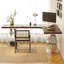 Brun clair + bureaux rectangulaires en bois massif transparent + acrylique-108222366-108222367