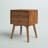 Dorsey Nightstand with Solid Wood Base-663633057
